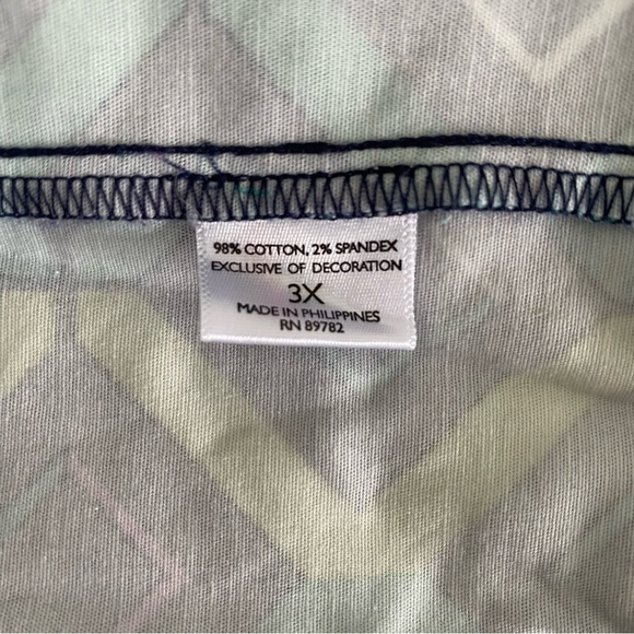 Natori Geometric open front kimono style cape shrug poncho cardigan sweater 3X - Picture 8 of 8